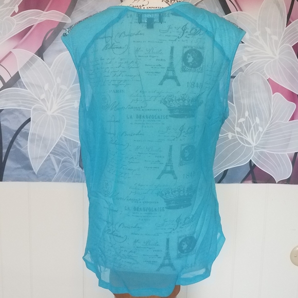 Rampage Embellished Sleeveless Top - Picture 3 of 5